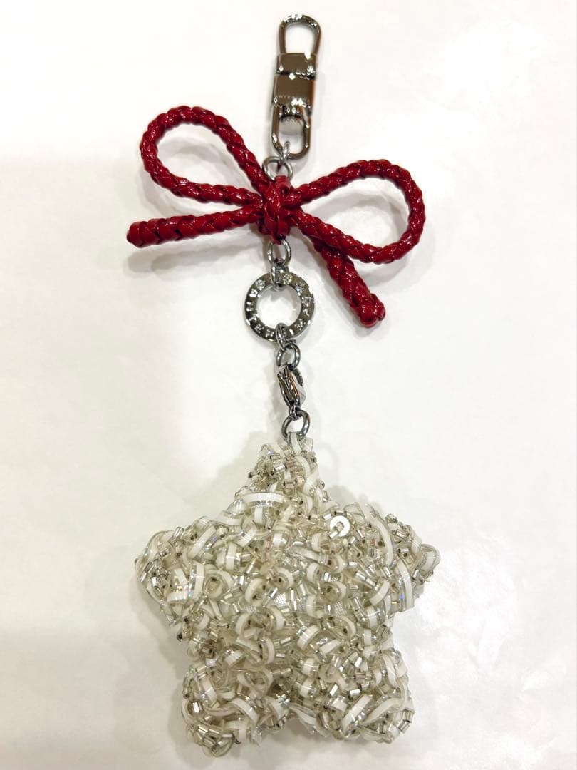 アンテプリマ　バッグチャーム　星　クリスマス　エナメルレッド　スター　チャーム