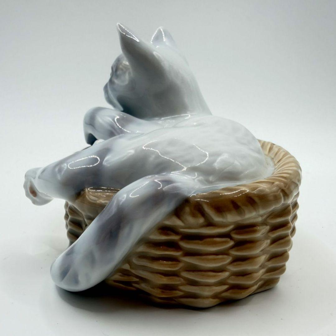 希少 美品☆ロイヤルコペンハーゲン 猫 フィギュリン Kitty 2010