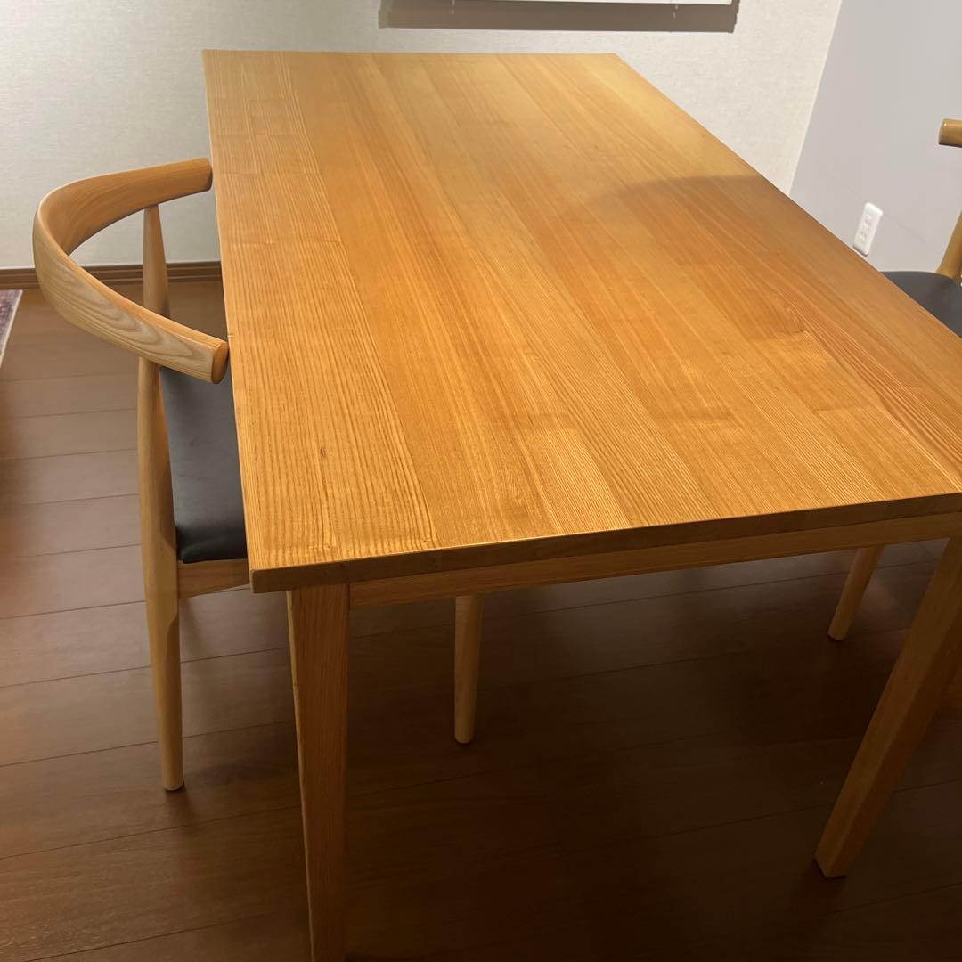 無印良品 ダイニングテーブル 廃盤 希少　タモ材　　　　　オーク