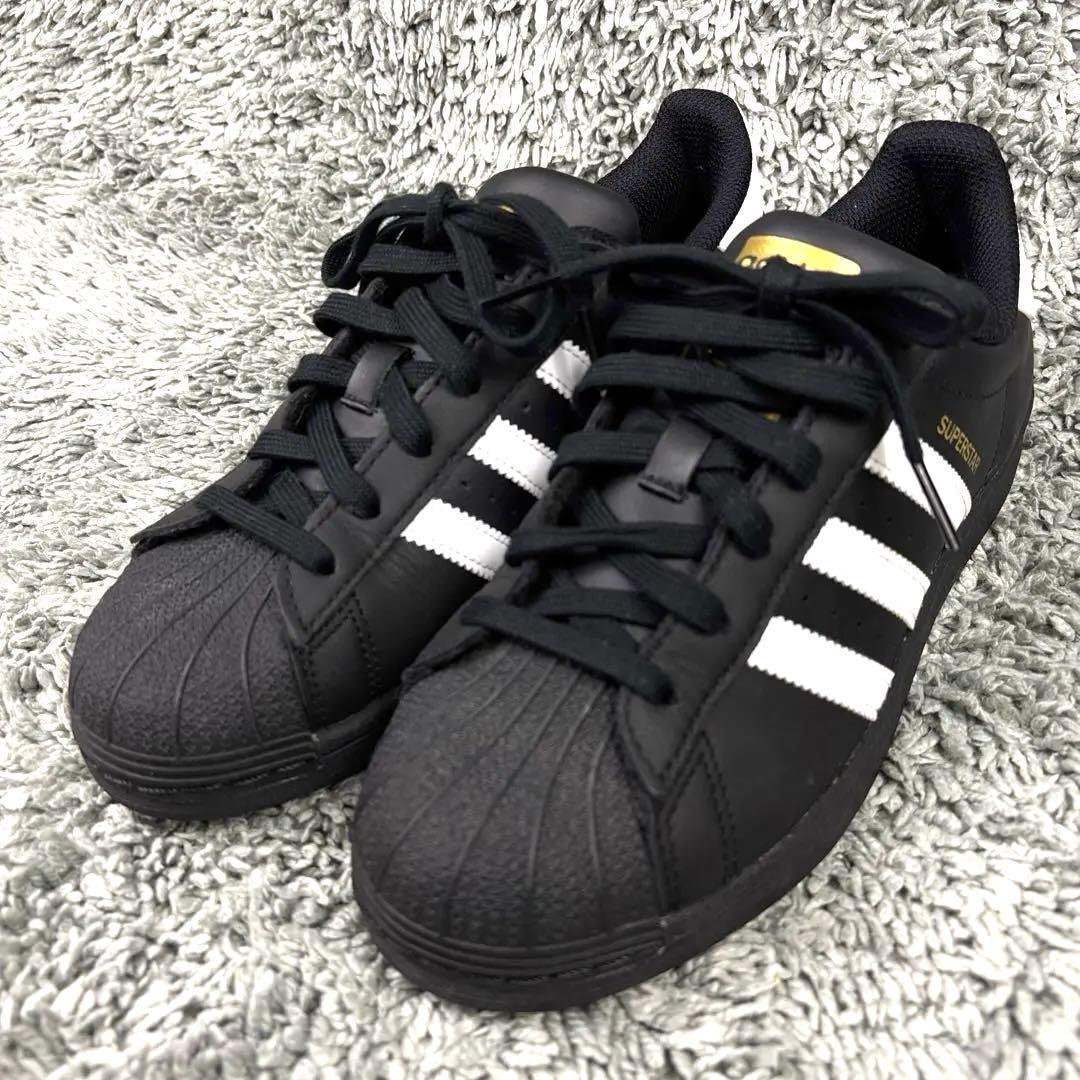 ✨未使用級✨【adidas】スーパースター☆EG4959☆黒×白☆24cm