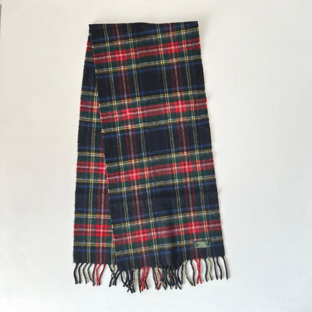専用【美品・Vintage 】Drake's カシミヤ マフラー ドレイクス