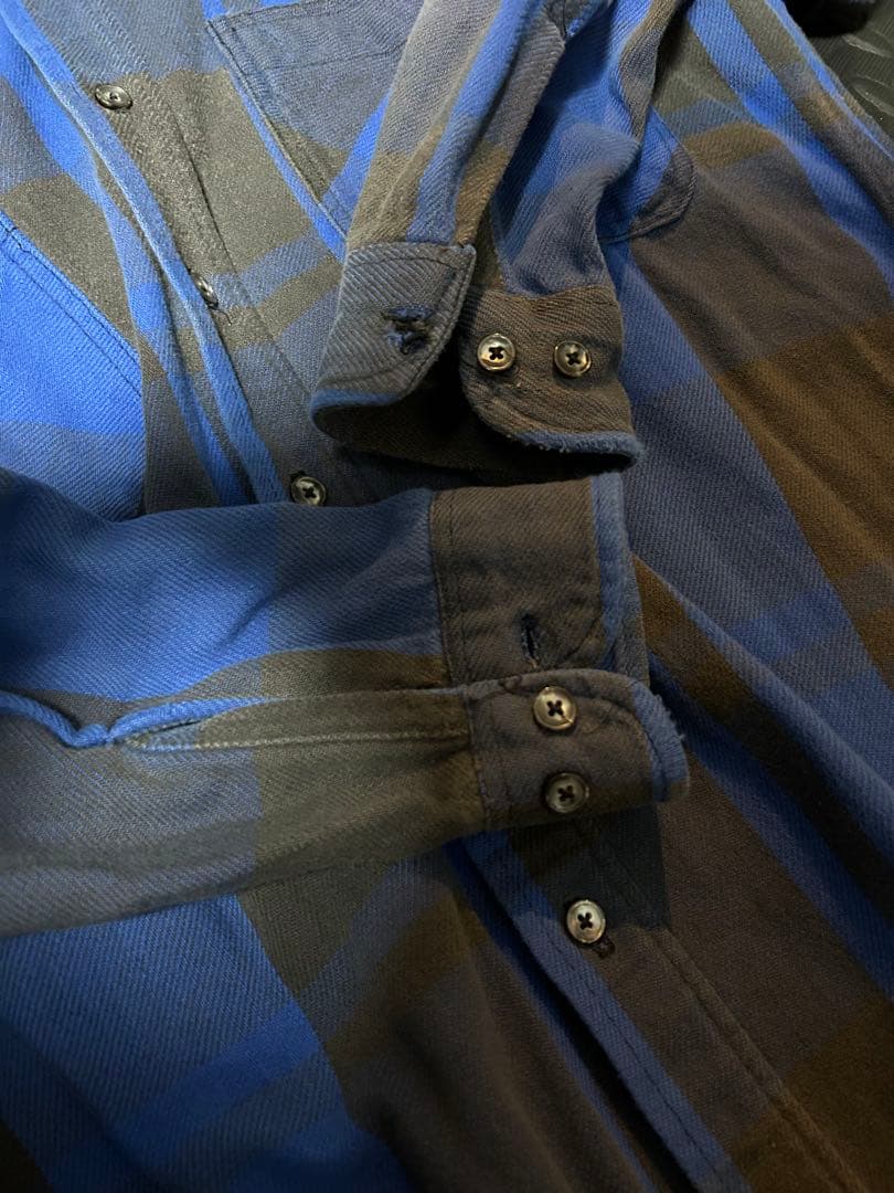 st.john's bay フランネル　80s ヴィンテージ　鬼フェード　usa