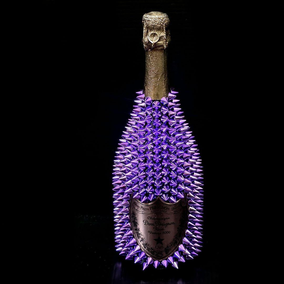 【24時間以内発送】ドン・ペリニヨン ロゼ パープル フルスタッズボトル