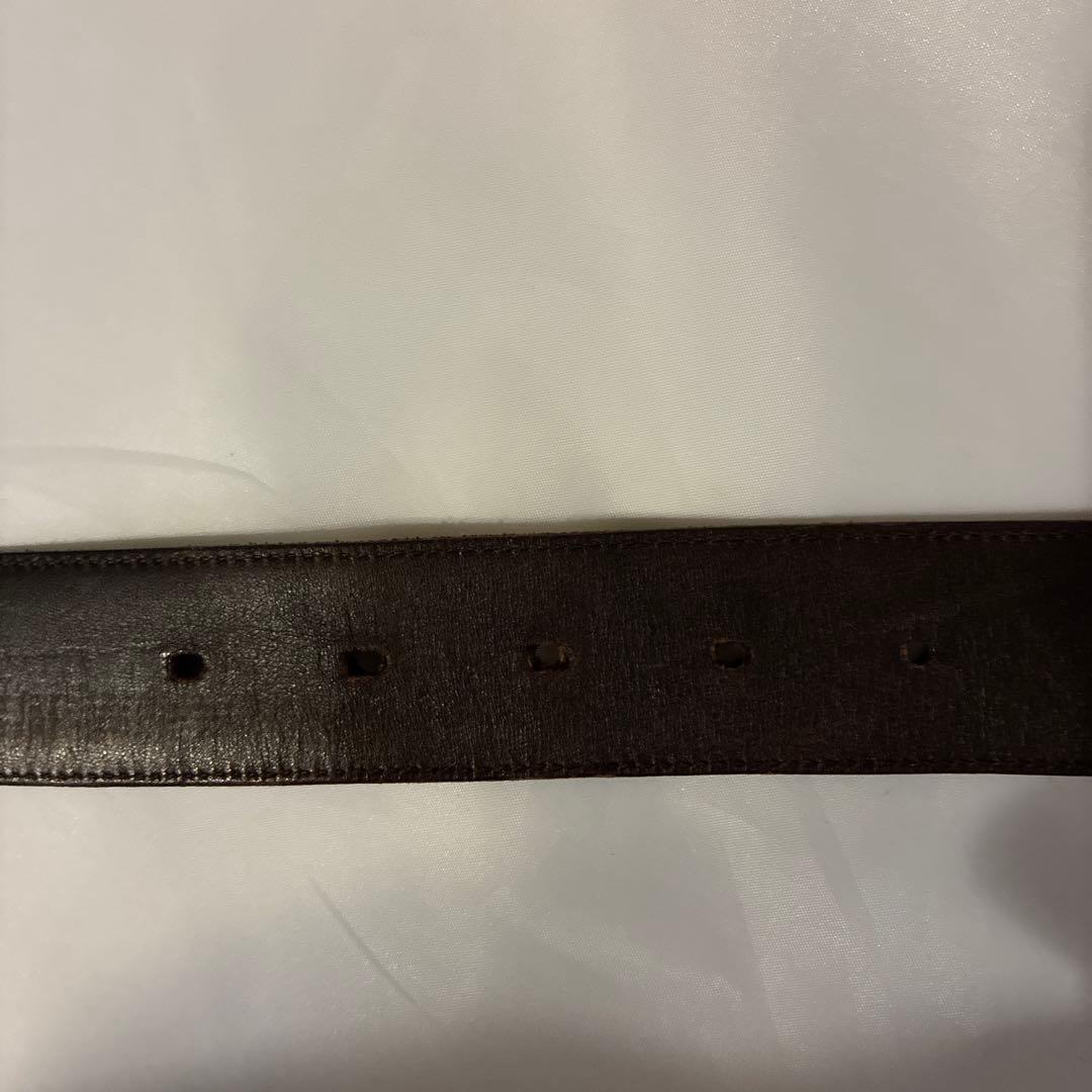 Ermenegildo Zegna　エルメネジルドゼニア　レザーベルト イタリア