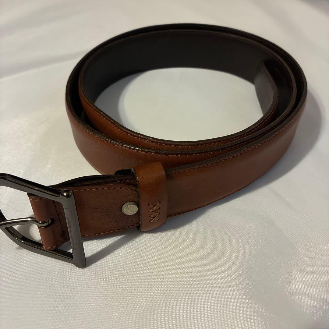 Ermenegildo Zegna　エルメネジルドゼニア　レザーベルト イタリア