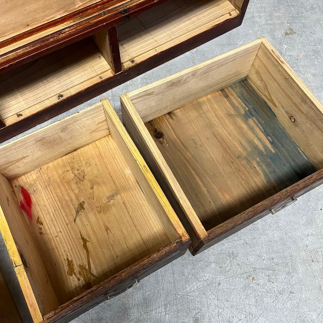 アンティーク 飾り棚 和箪笥 オープンラック 無垢材 昭和レトロ z401