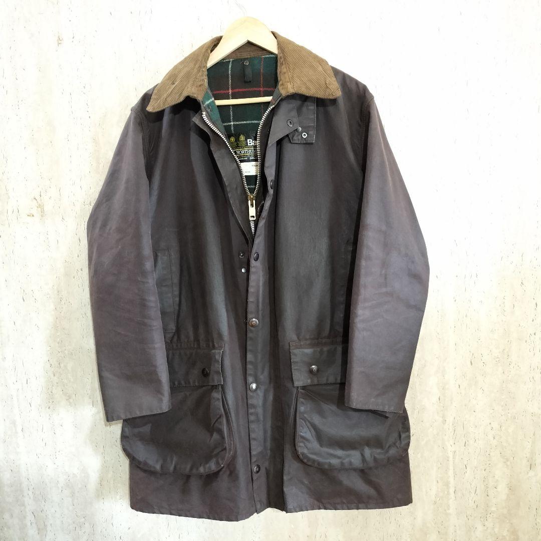 80s BARBOUR northumbria c40ラスティック　ブラウン