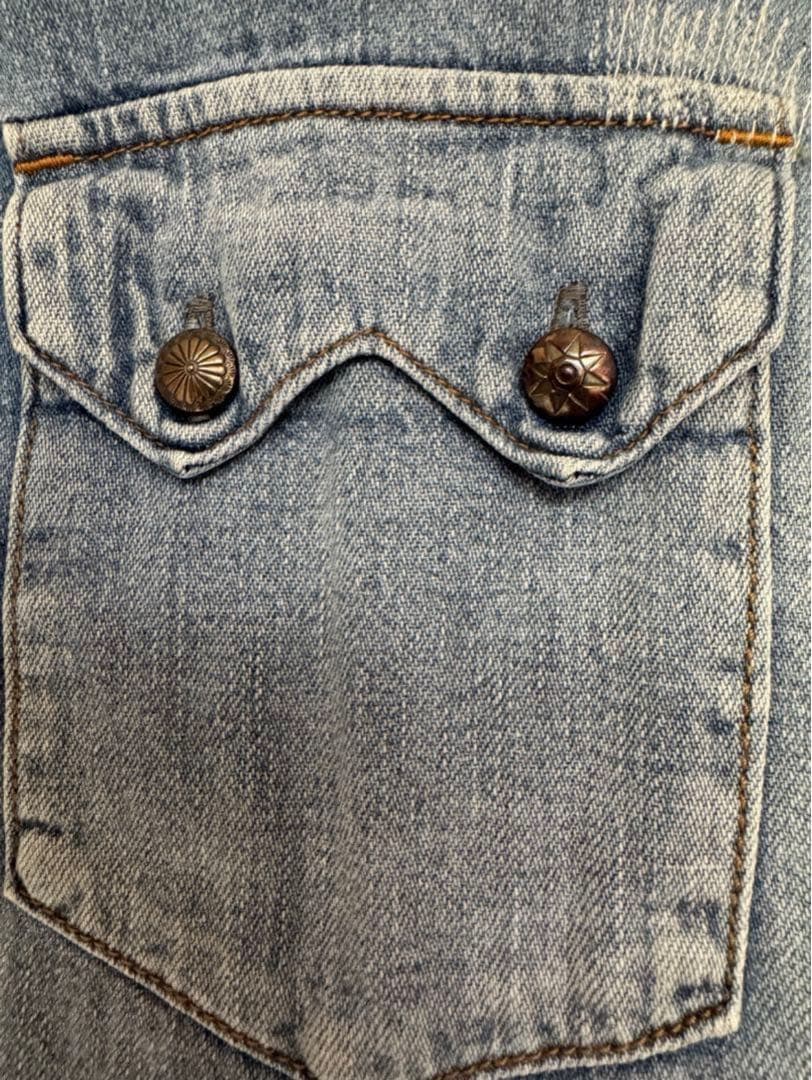 激レアBlue Blue デニムシャツ サイズ4 B'z 稲葉浩志着 XL日本製