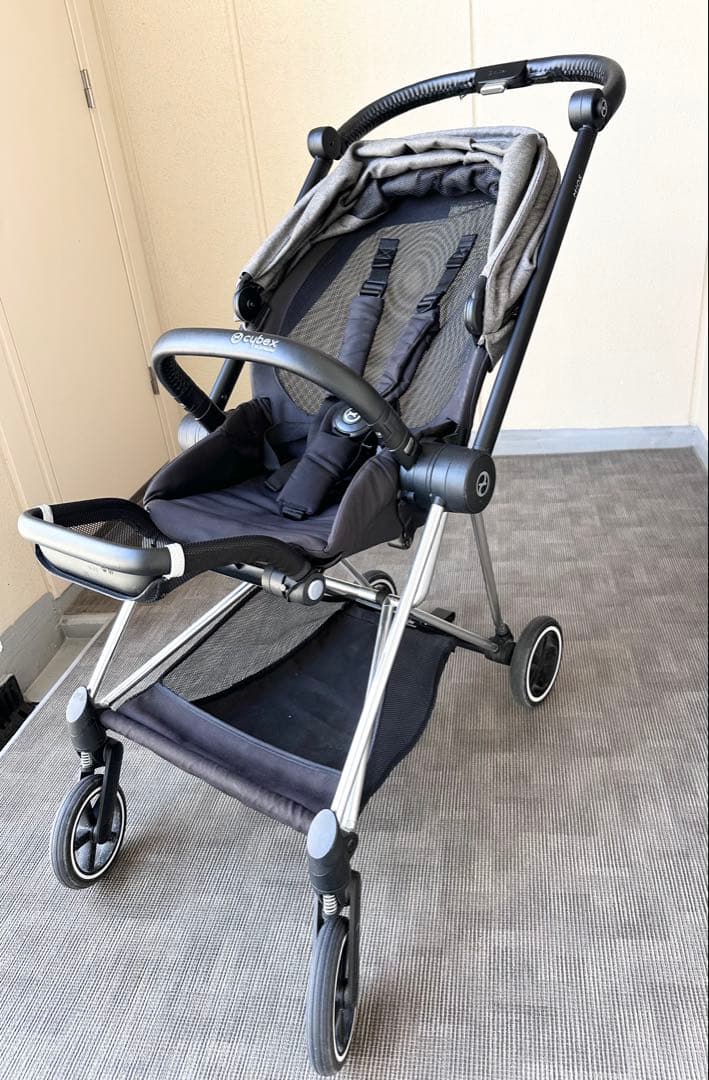 【値下げ！】サイベックス　ミオスプラチナム　グレー　ドリンクホルダー　雨カバー付