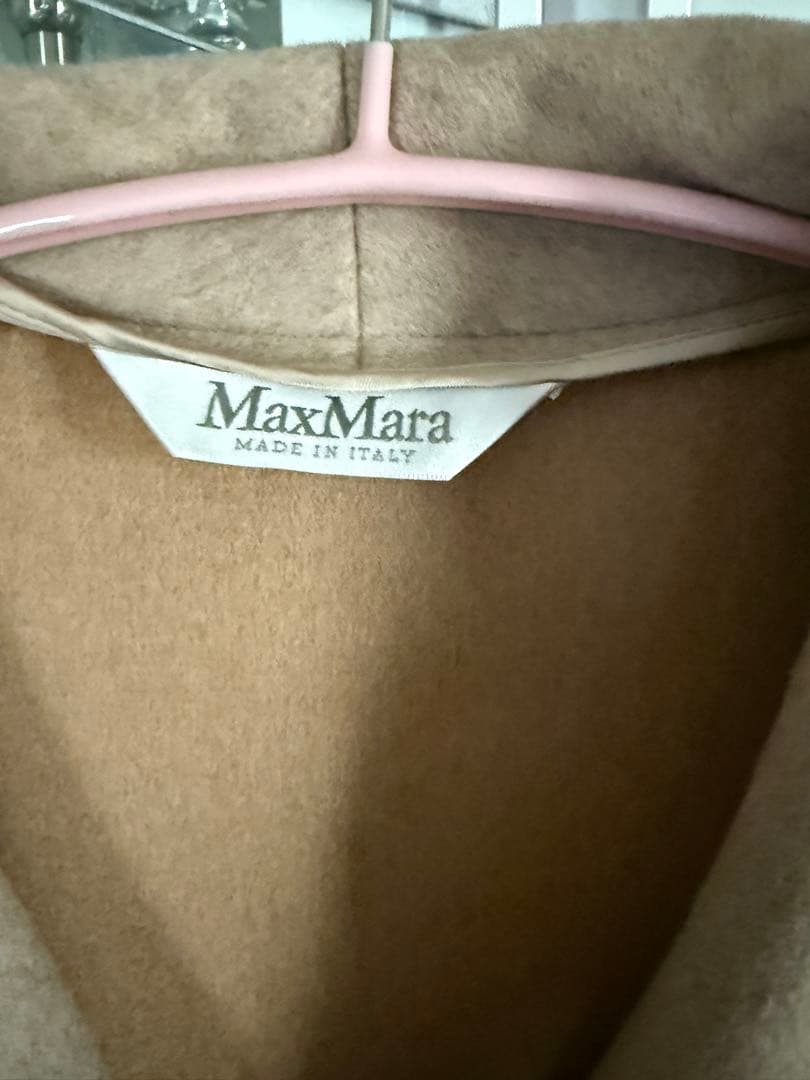 イタリア製MaxMara ケープ　カシミヤ100% ベージュ