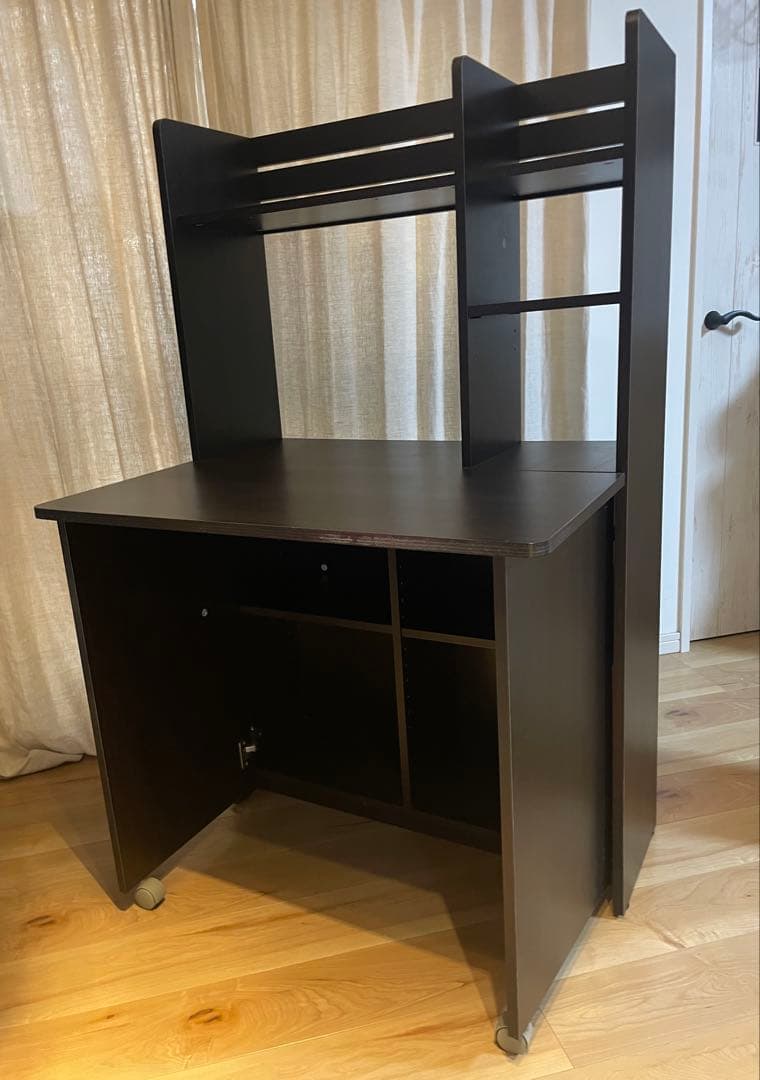 【ニトリ】【廃盤】ライティングデスク　ダークブラウン【引取り限定】