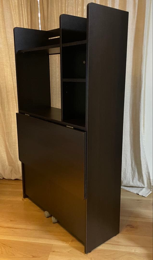 【ニトリ】【廃盤】ライティングデスク　ダークブラウン【引取り限定】