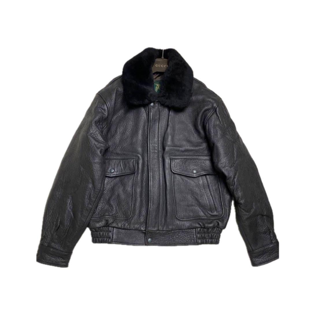 ジャケット・アウター Polo club leather flight jacket
