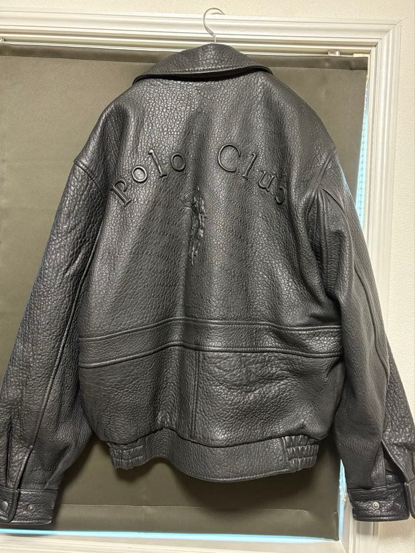 ジャケット・アウター Polo club leather flight jacket