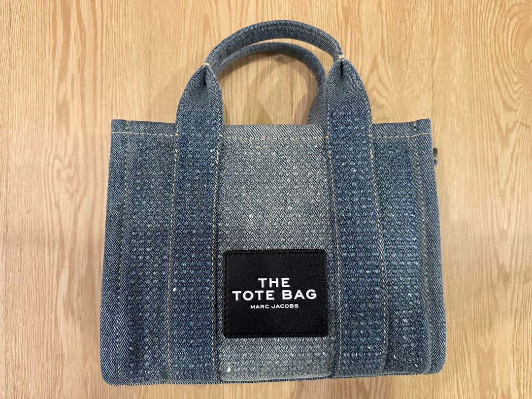 MARC JACOBS ザ クリスタル デニム トート バッグ スモール