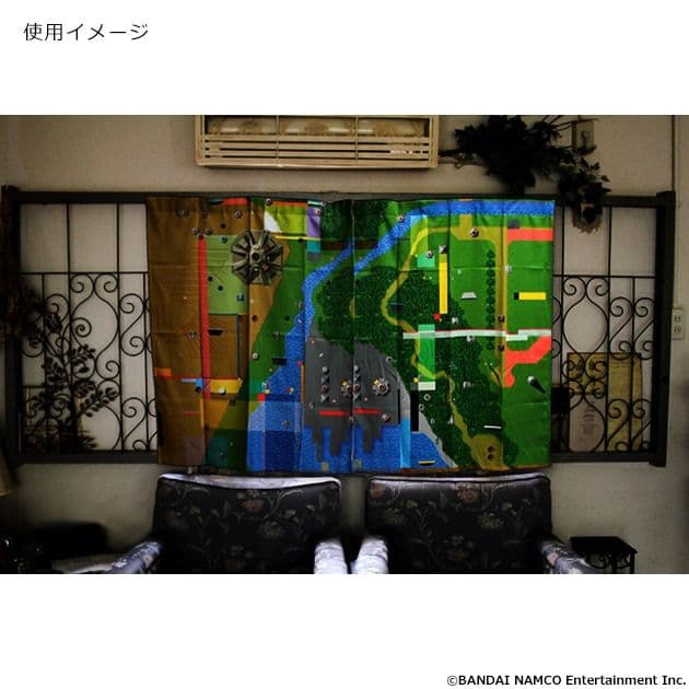 新品未使用　ゼビウス　遮光カーテン　レトロゲーム　　バンダイナムコ