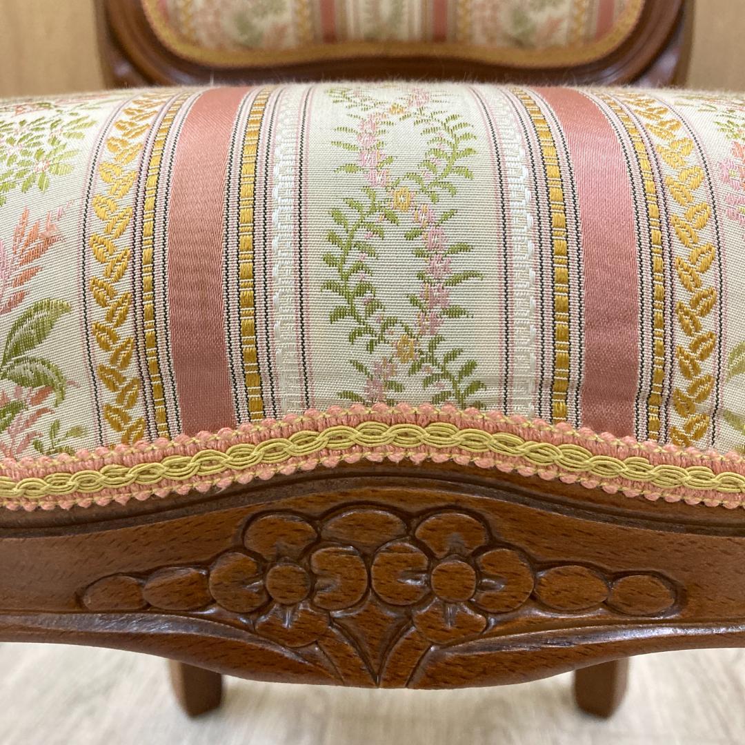 イタリア 　猫脚　アームチェア 　椅子　ダイニングチェア　クラシック 　A