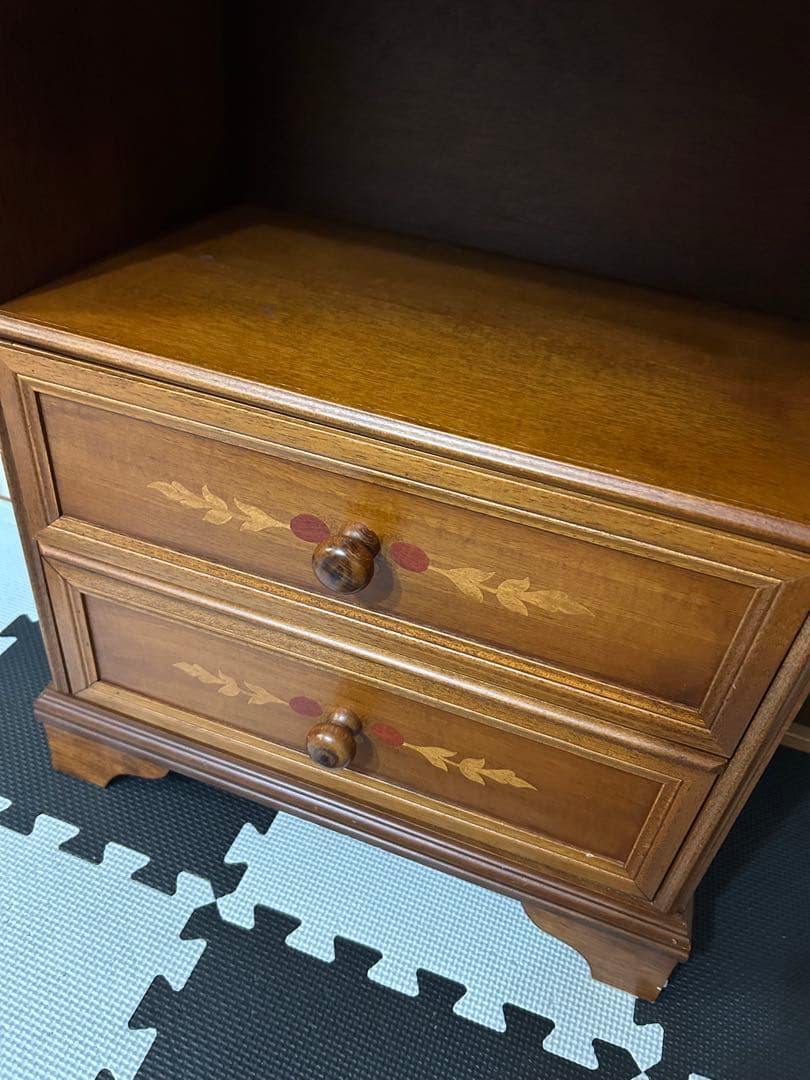 象嵌　キャビネット　サイドチェスト　サイドテーブル　アンティーク　ヴィンテージ