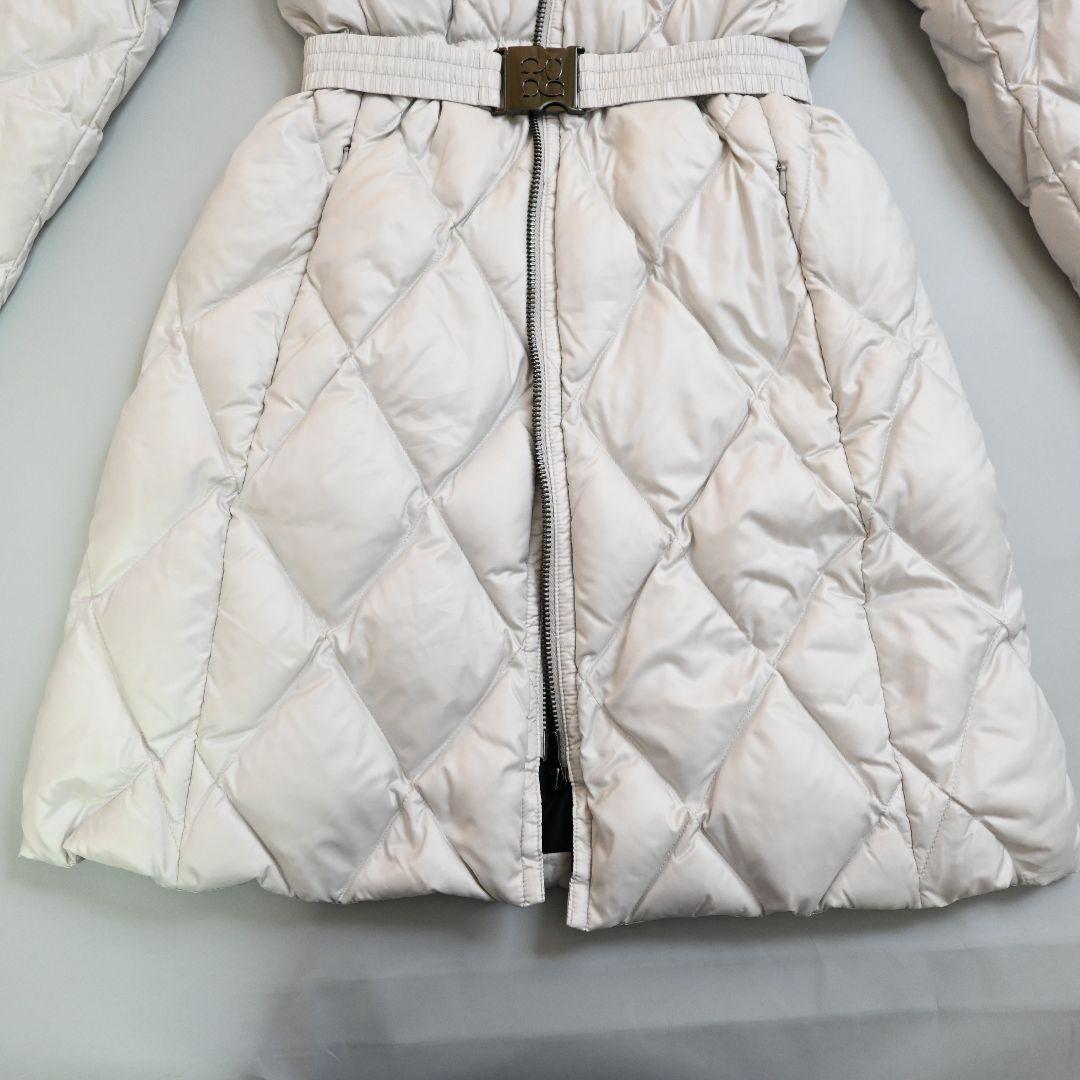 552★ COACH ラクーンファー キルティング ダウンコート