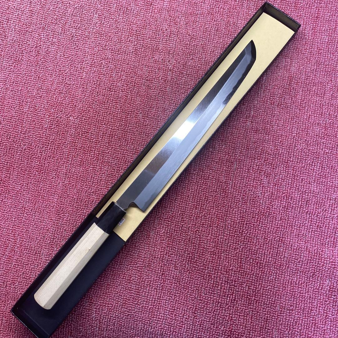 青二鋼　先丸柳刃包丁　270㎜ 9寸