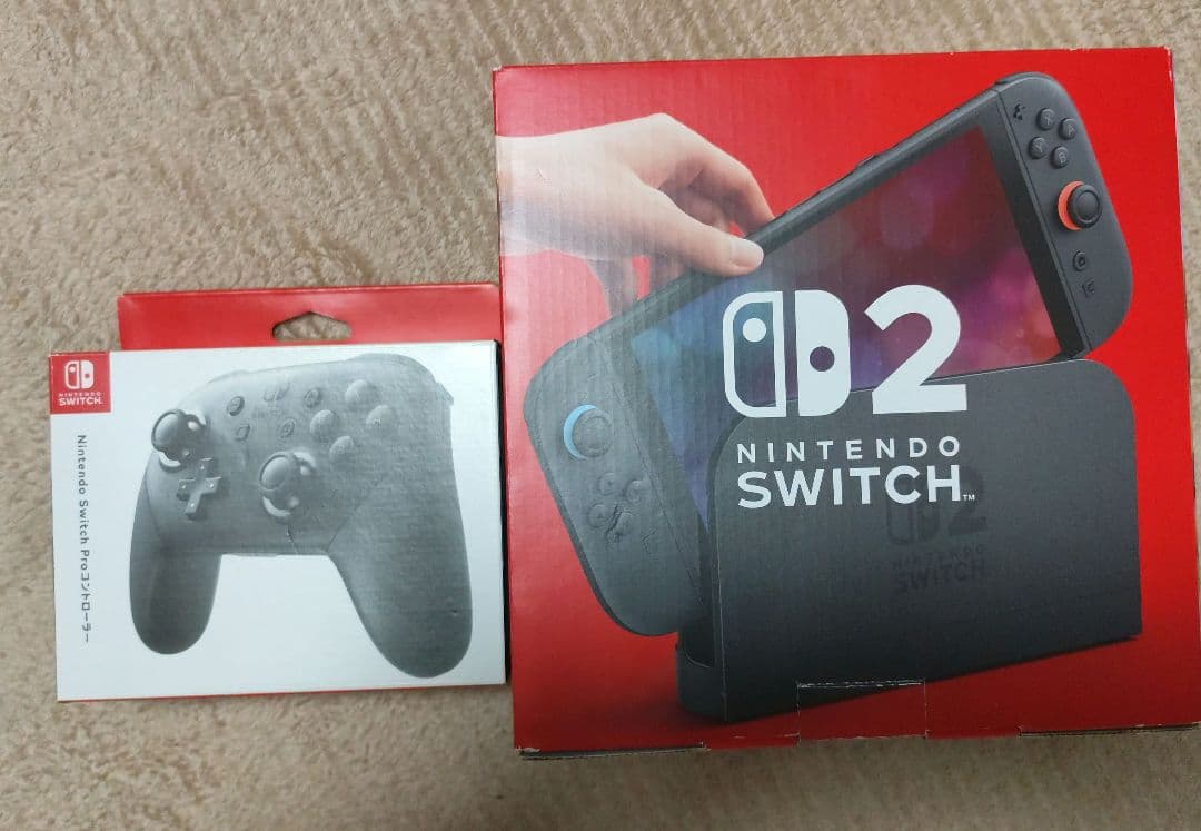 Switch２本体付属品+Proコントローラー汚れあり