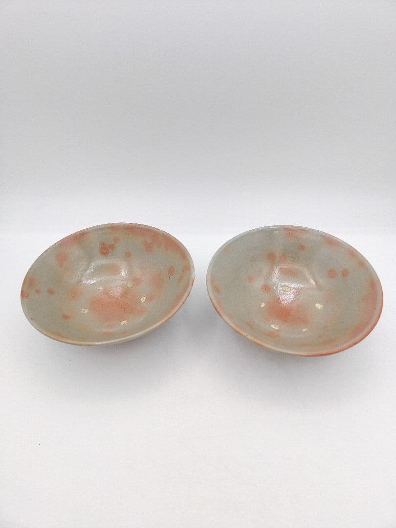 b437 平茶碗 狂言袴 10客 木箱 茶道具 古物