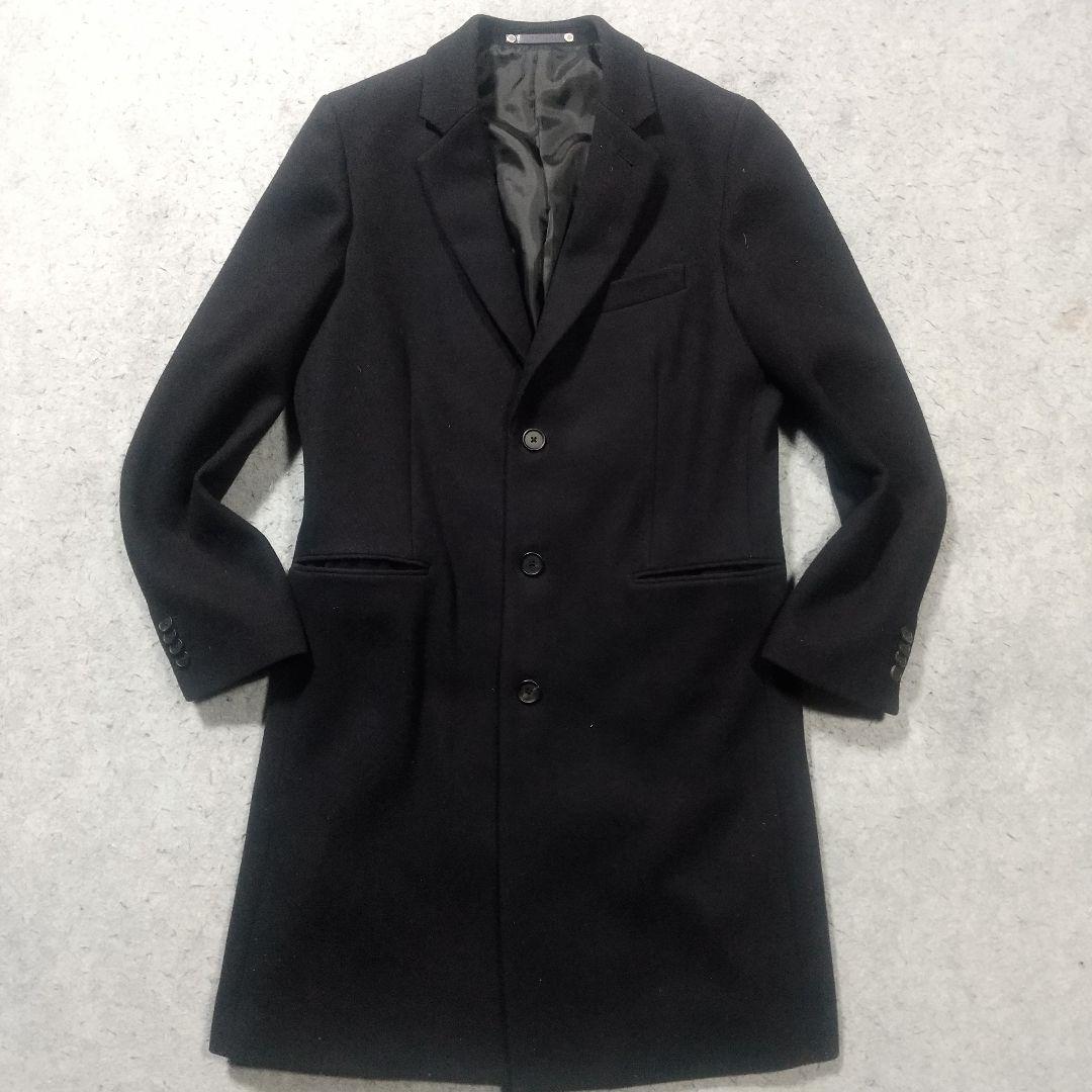 ポールスミス チェスターコート ウール メルトン バイカラー ロングコート