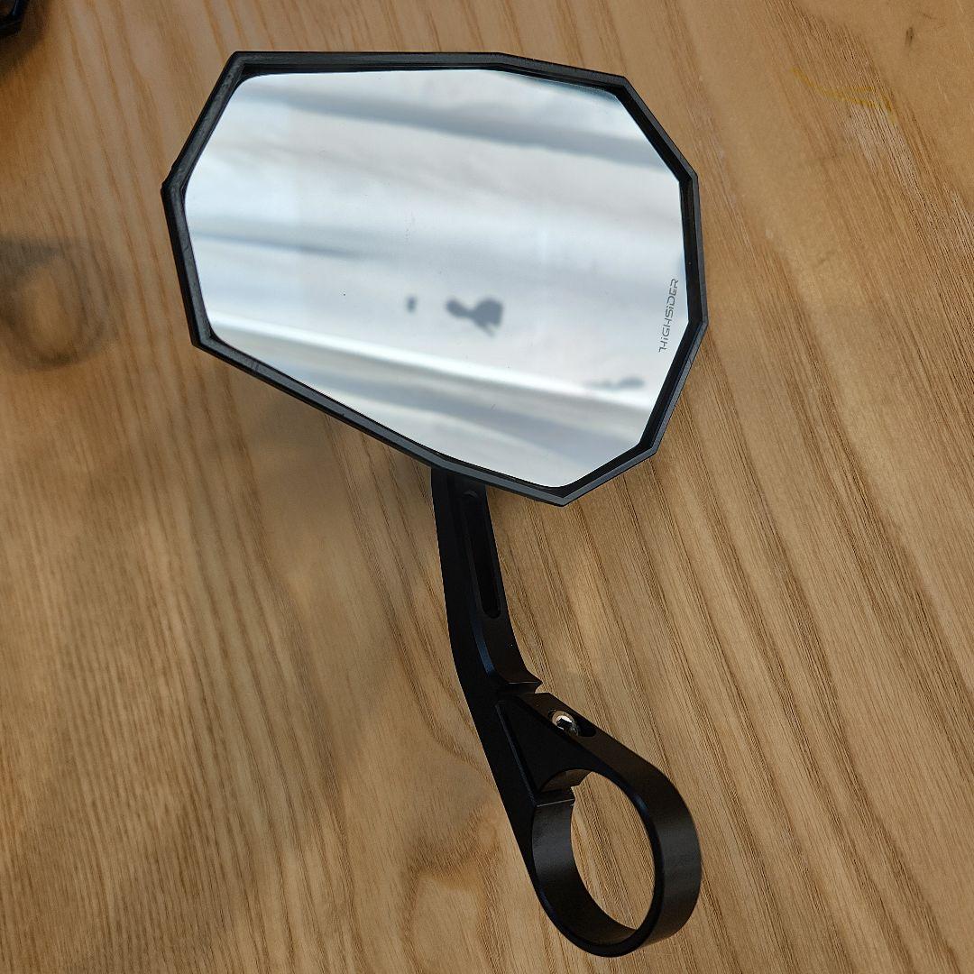 デイトナ ステルスX6 バイクミラー マットブラック 2個セット