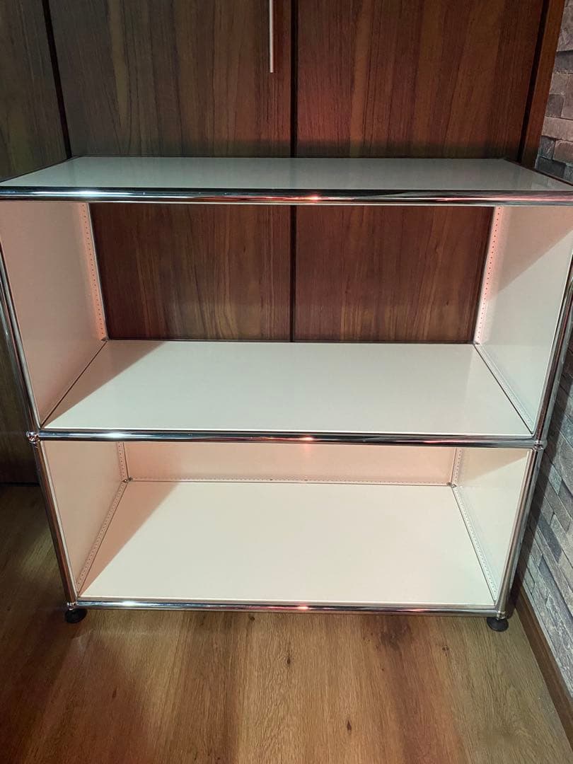 USMハラー USM haller キャビネット ピュアホワイト 2段