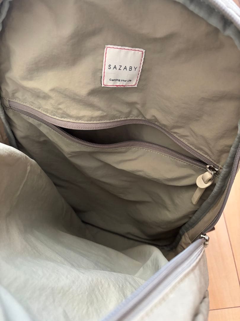 SAZABY PLUS LINE ROUND DAYPACK M グレー