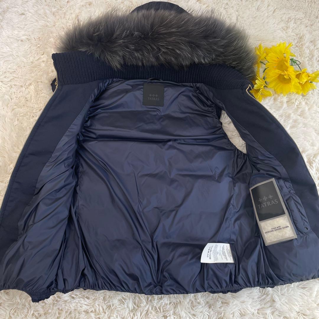 未使用級 希少 大きいサイズ タトラス ルセラ ダウンベスト ウール3way