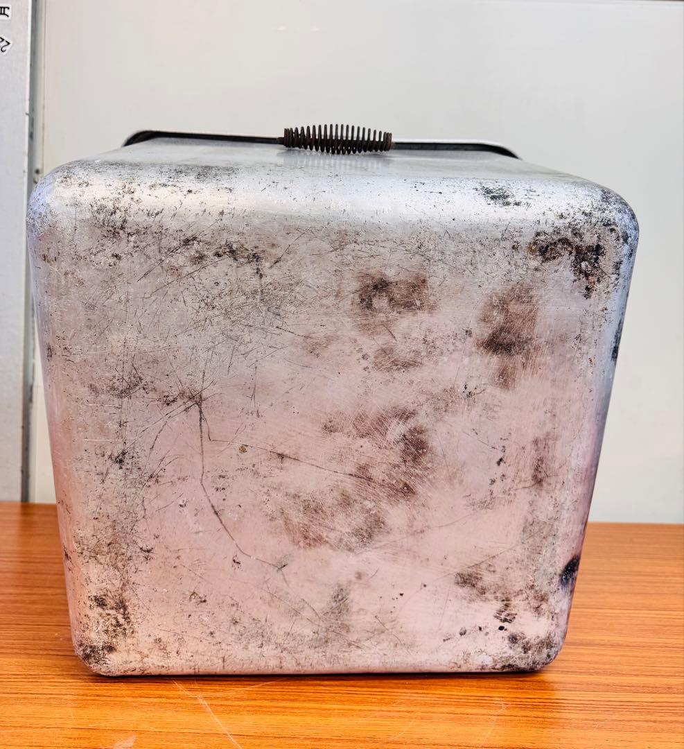 業務用 アルミ製 四角蒸し器 蓋付き 4点セット 中古