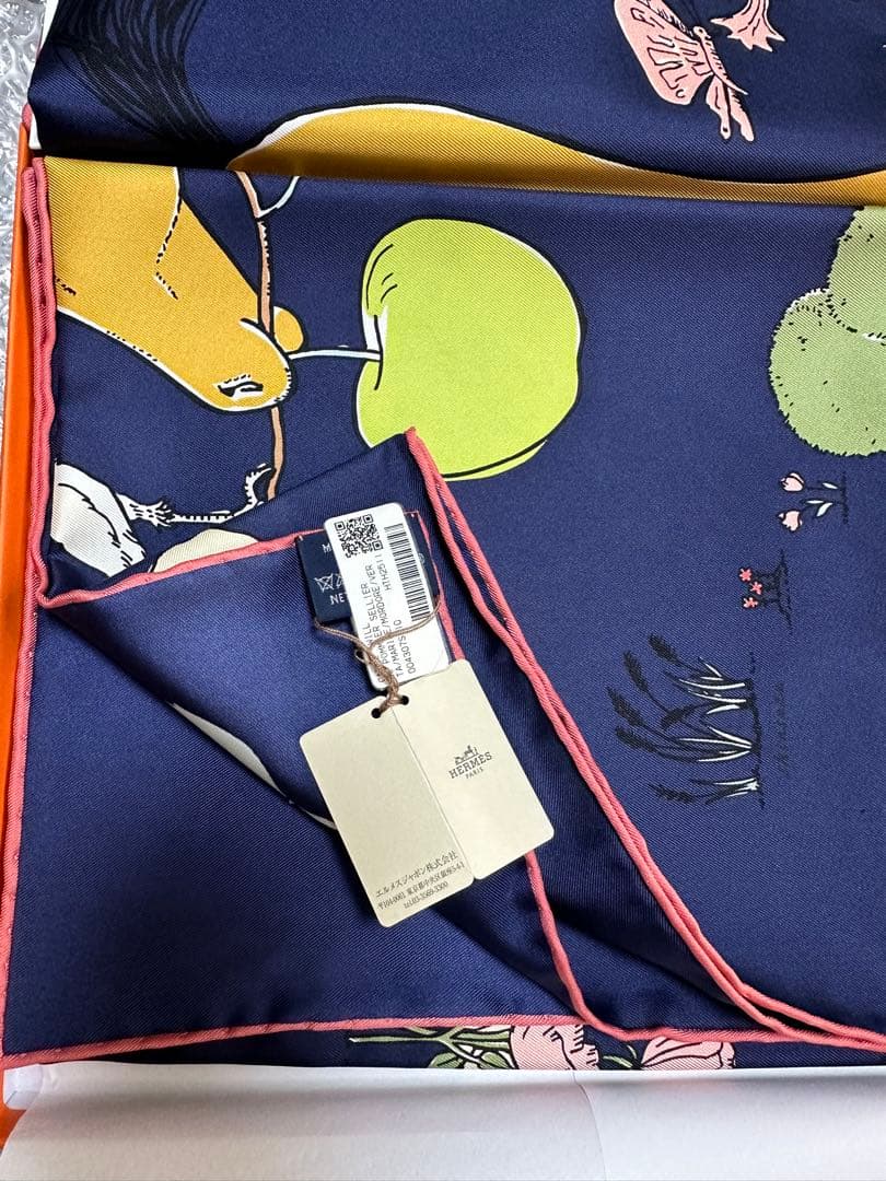 エルメス　カレ90《ル・ポミエ・セリエ》2026ss最新作