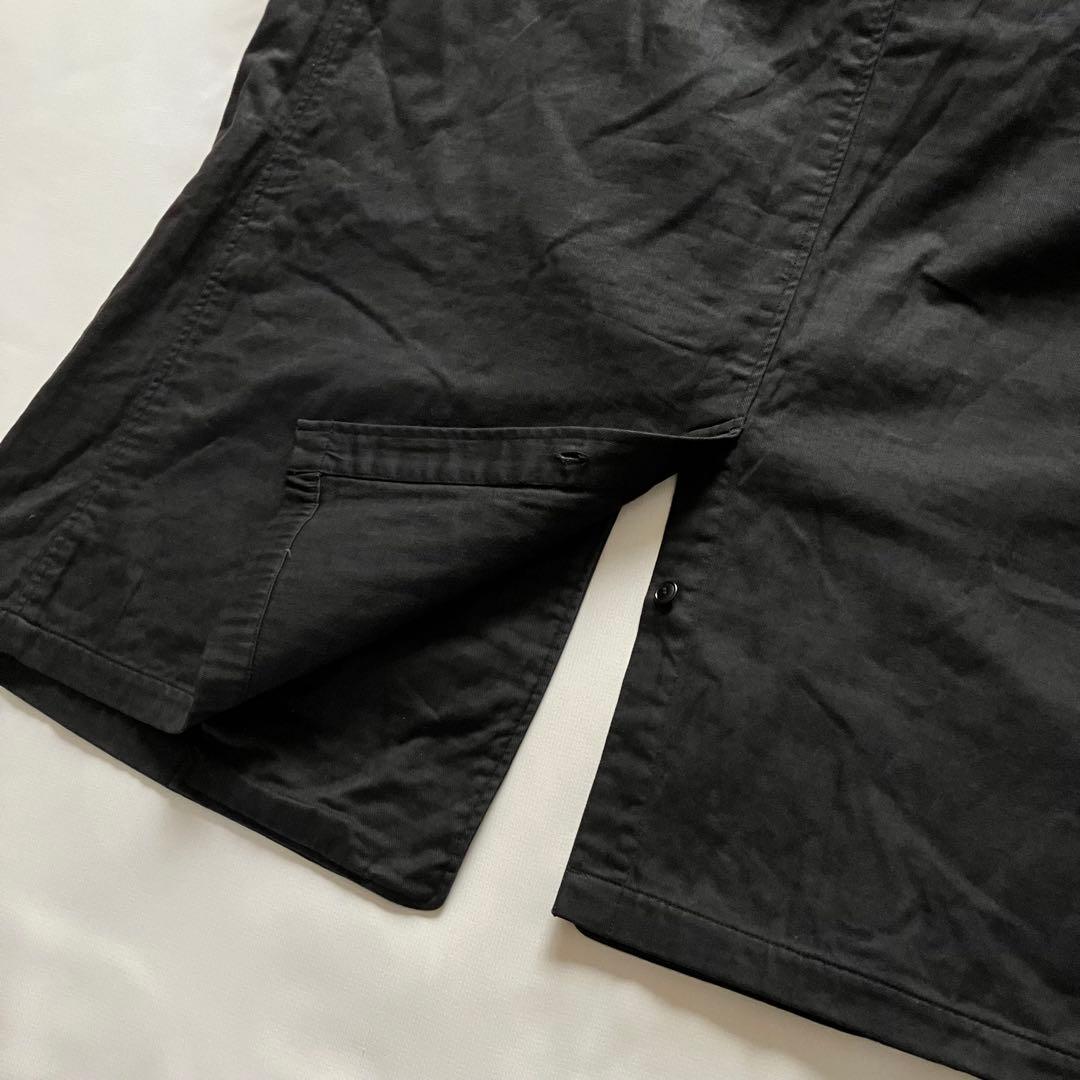 80's ISSEY MIYAKE ステンカラーコート チンスト ブラック