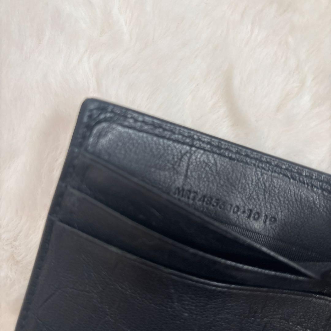 YSL サンローラン　マネークリップ　ブラック