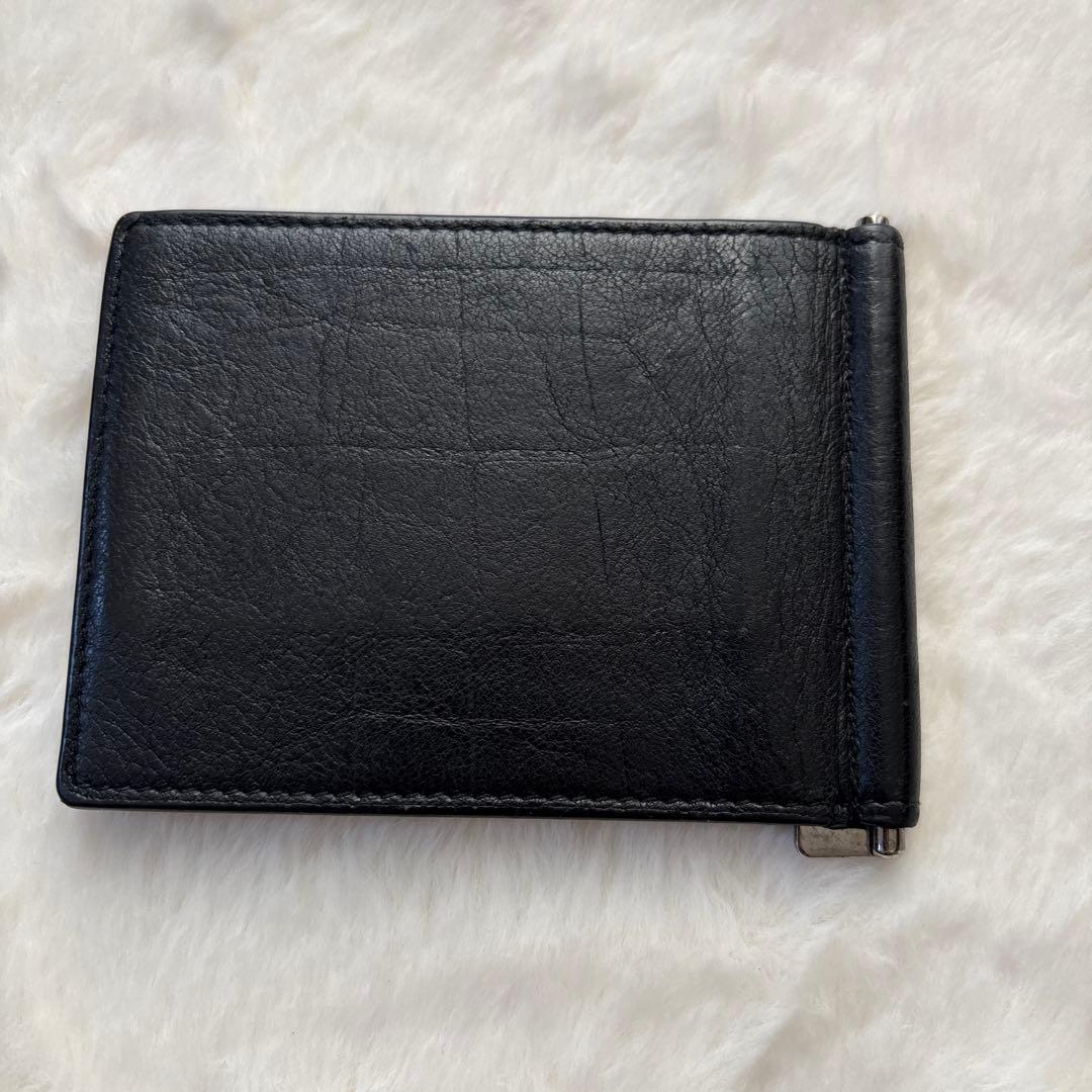 YSL サンローラン　マネークリップ　ブラック
