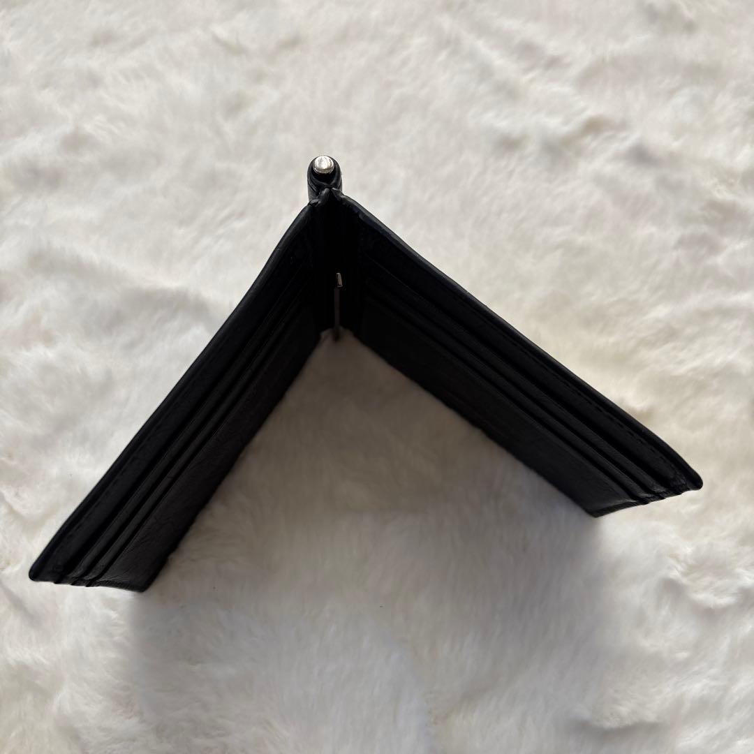 YSL サンローラン　マネークリップ　ブラック