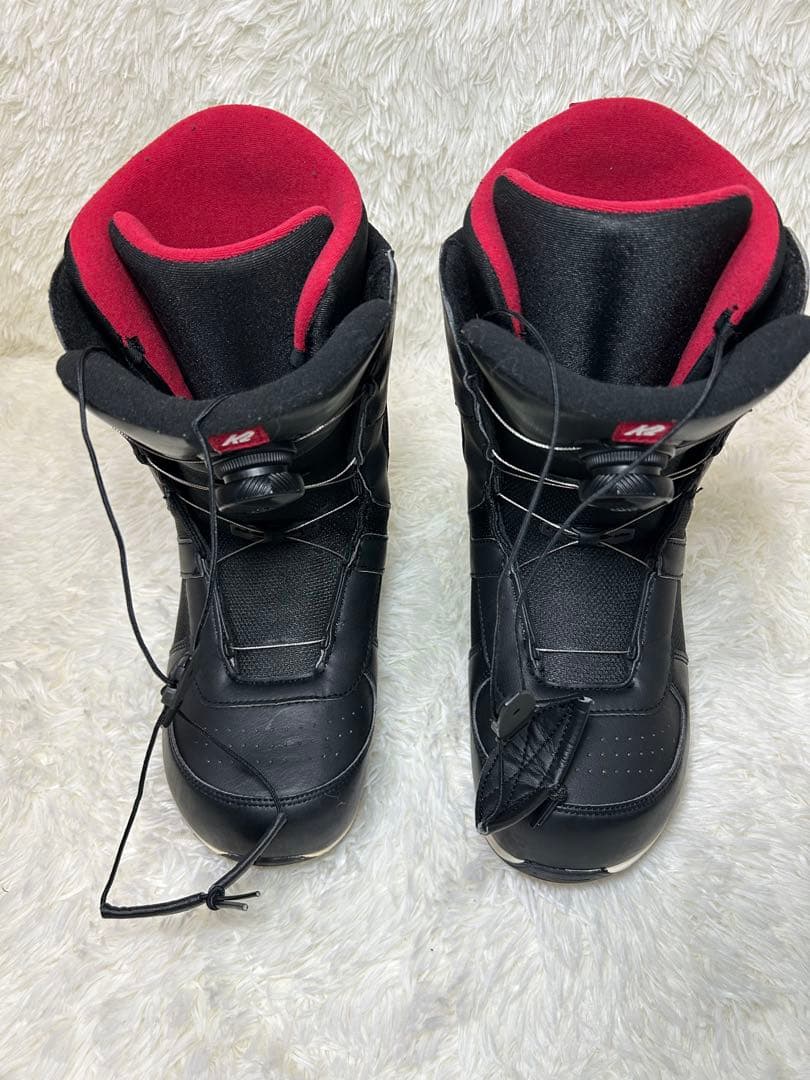 k2 MODELSEEスノーボードブーツ 26cm ブラックレッド　ボア　メンズ