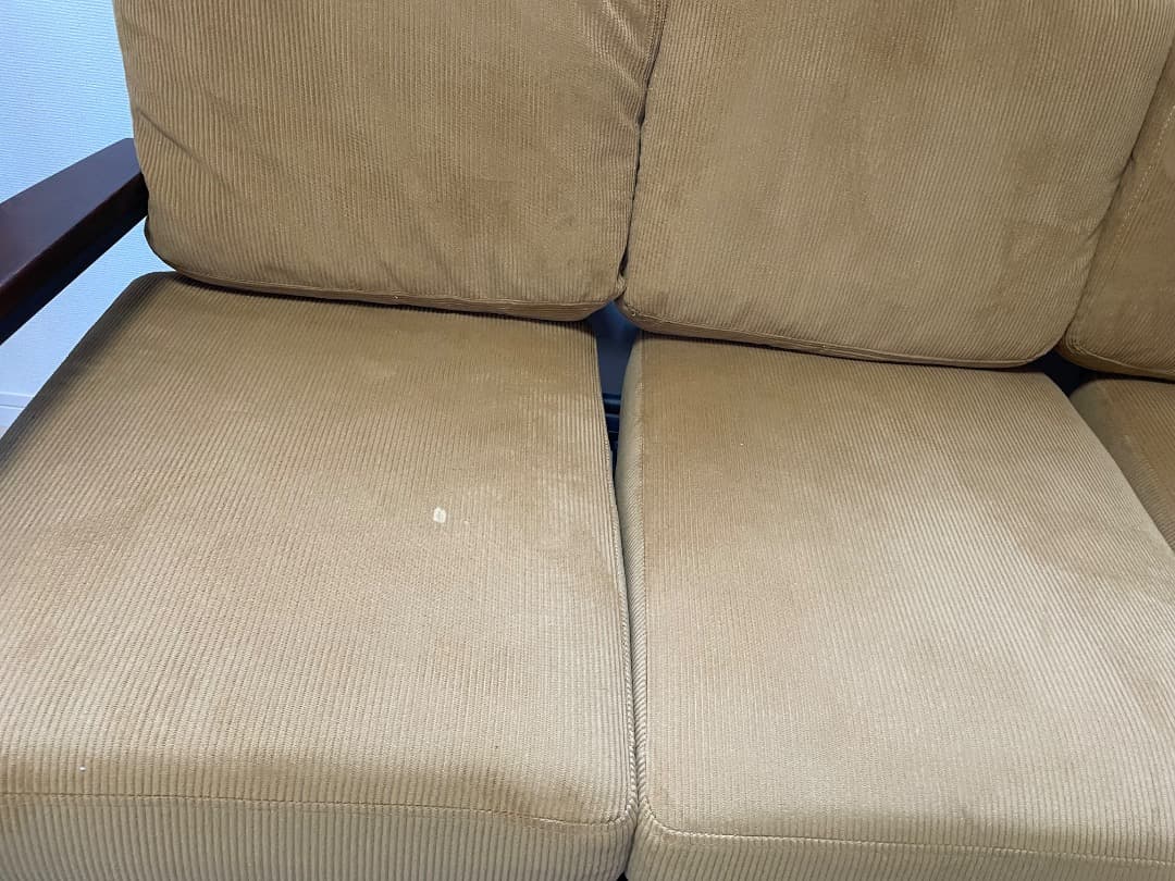 【幅165cm】Basquiat 3人掛けコーデュロイソファ