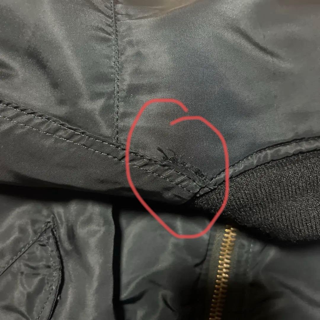 希少❗️90s alpha MA-1フライトジャケットusa製　ブラック