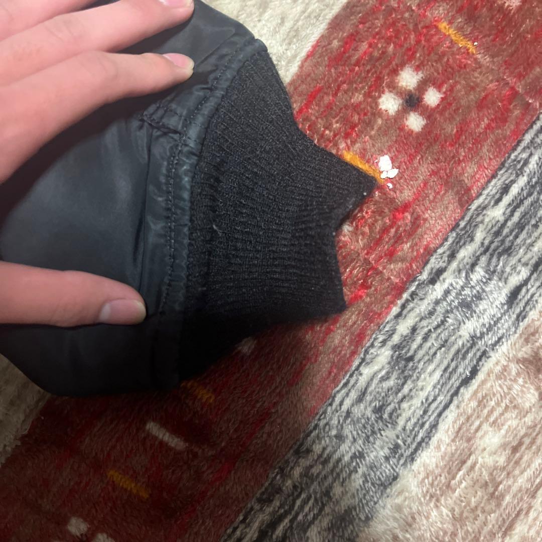 希少❗️90s alpha MA-1フライトジャケットusa製　ブラック