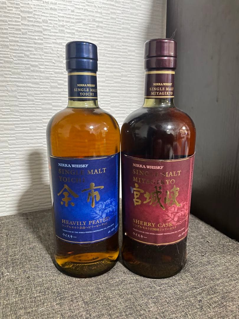 ニッカウイスキー 余市 ヘビーピーテッド & 宮城峡 シェリーカスク