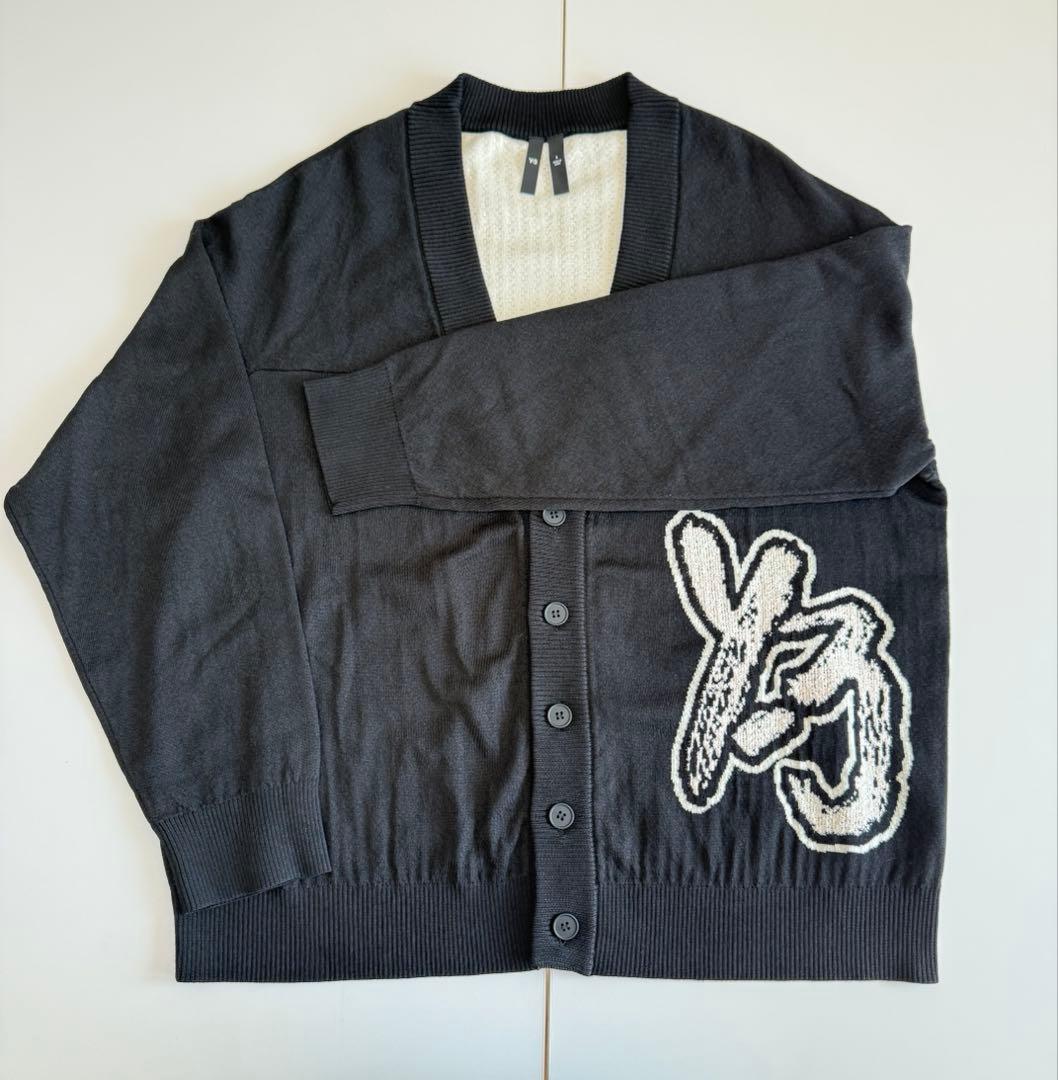 トップス Y-3 LOGO KNIT CARDIGAN