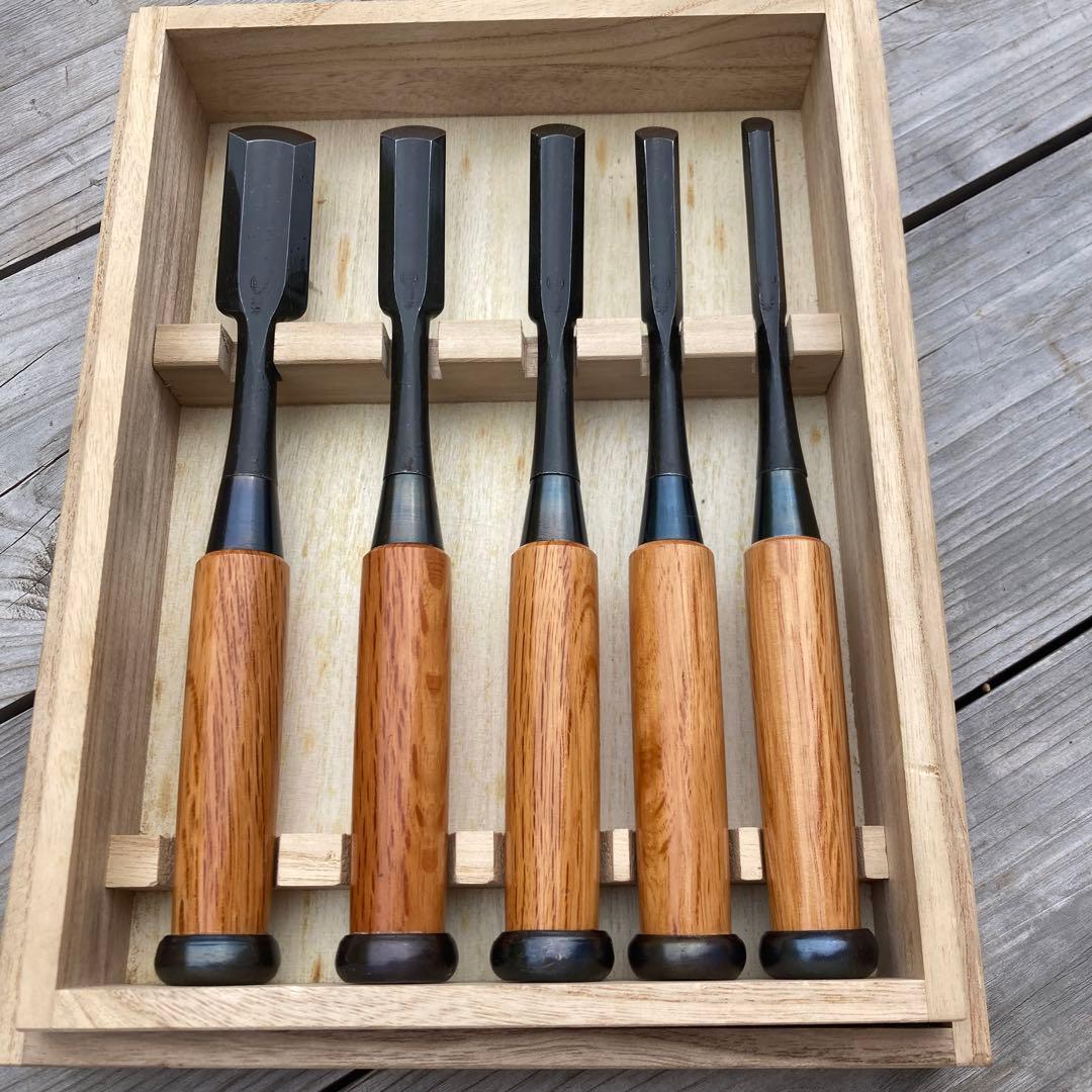 外丸鑿　ノミ　5本セット