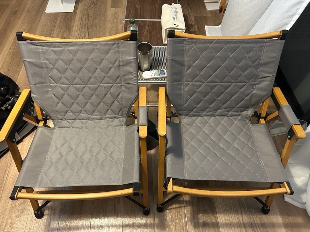 WAQ x URBAN フォールディングウッドチェア 2脚セット