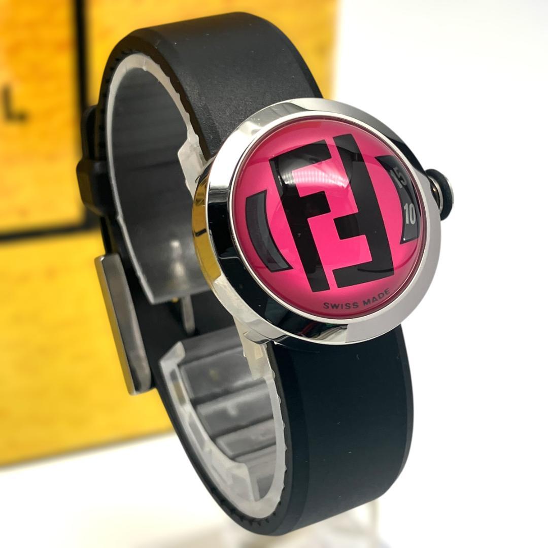 【新品電池/稼働】フェンディ 8010L 腕時計 レディース クォーツ ピンク