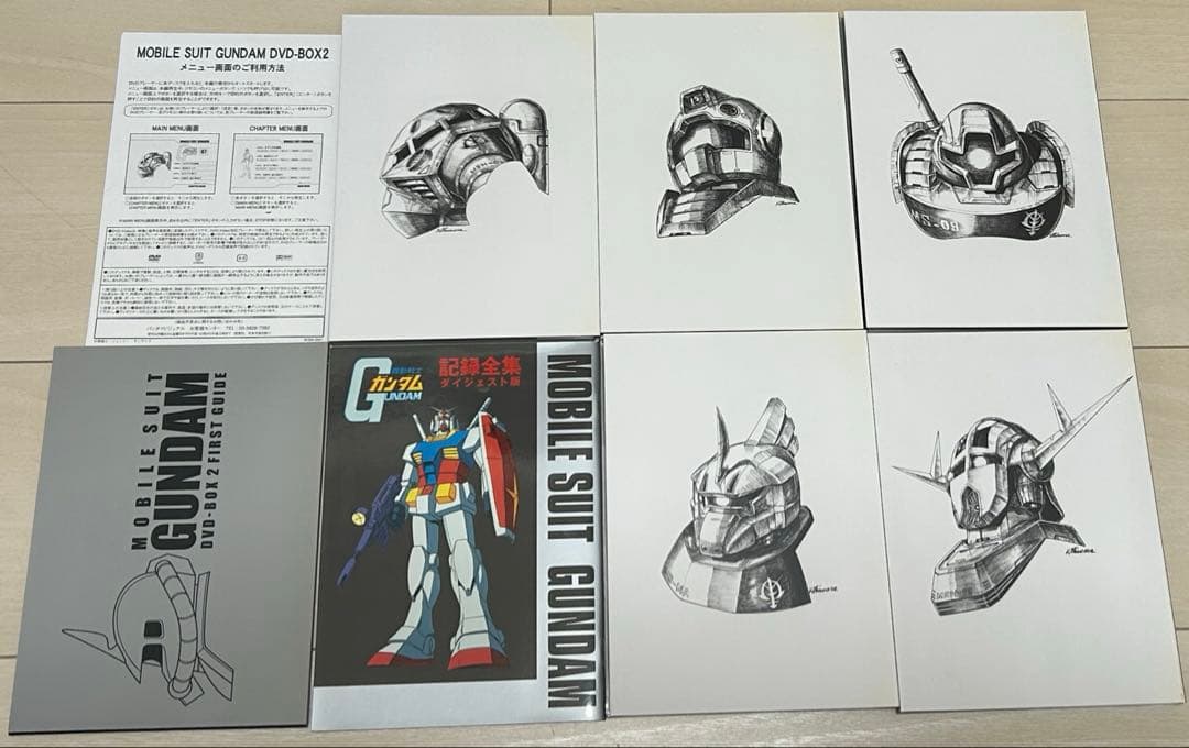 機動戦士ガンダム DVD BOX1•2 初回限定生産商品 ガンダムプラモデル