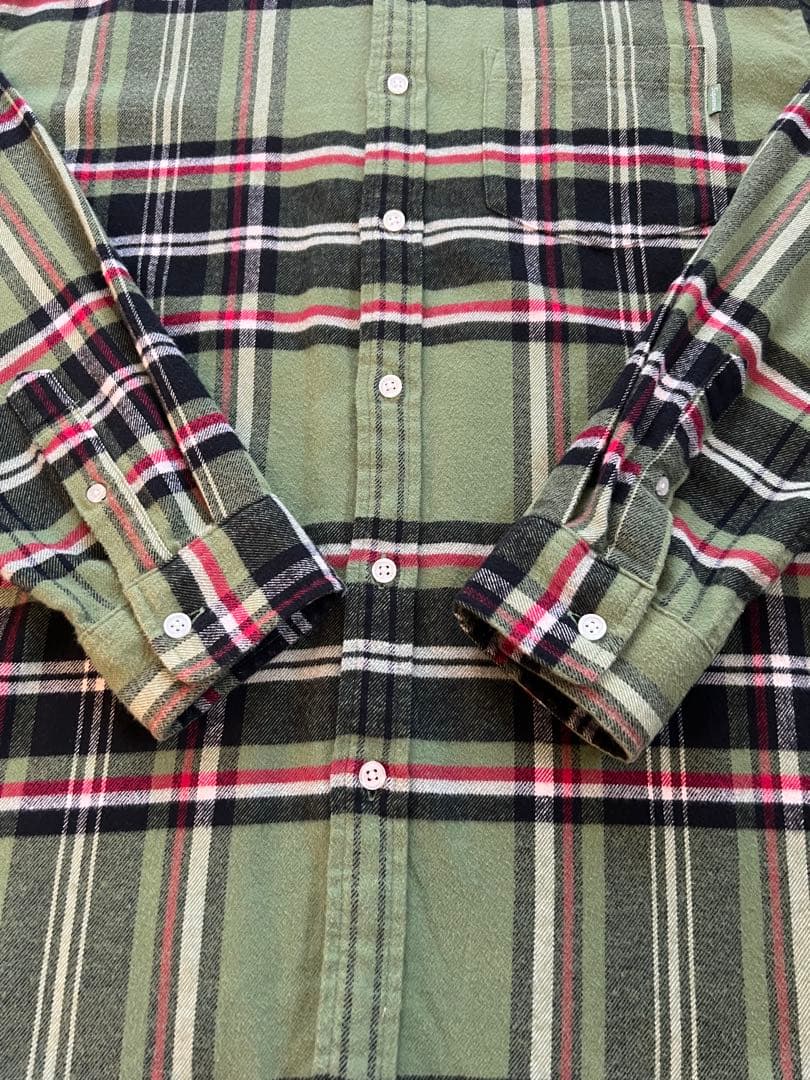 g*5様 supreme Tartan Flannel Shirt 20AW L