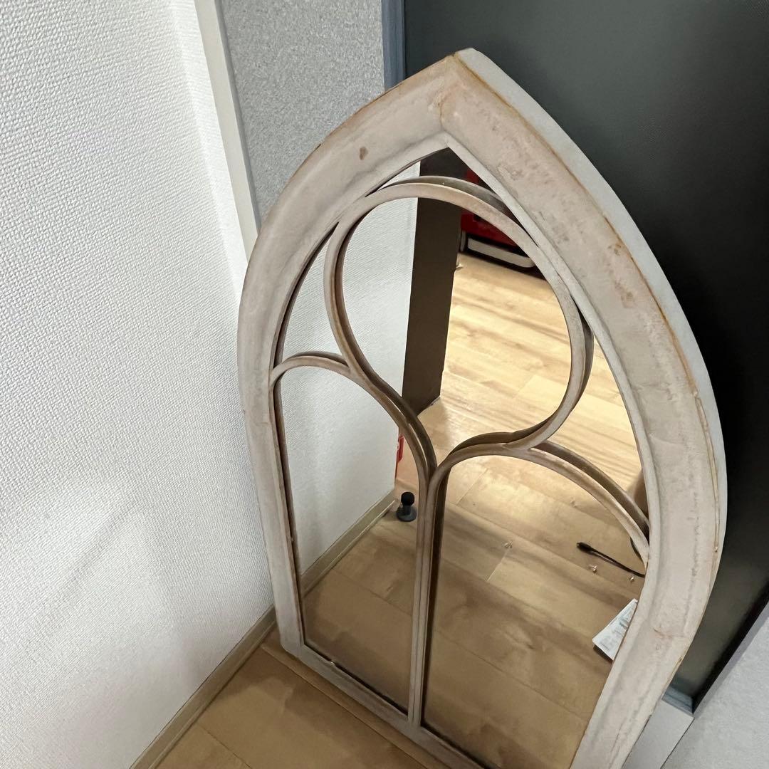 イタリアン　ウォールミラー　ヴィンテージミラー　アンティーク　壁掛け　立て掛け