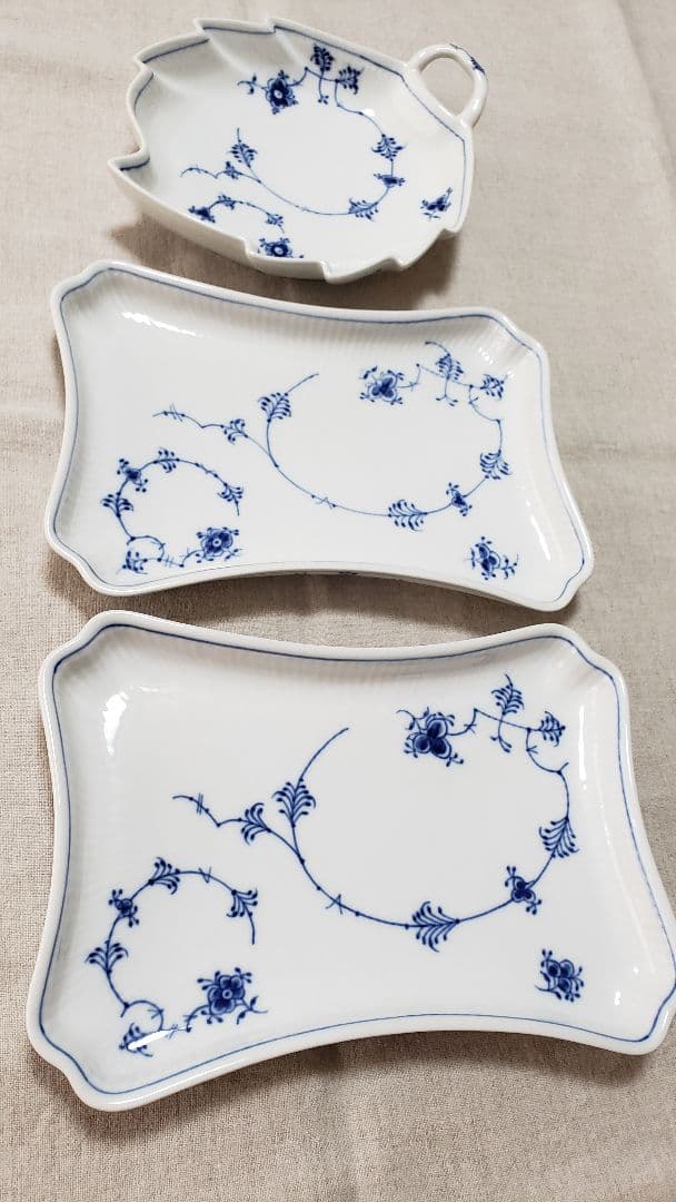 ロイヤルコペンハーゲン 変形 プレート セット＆おまけ